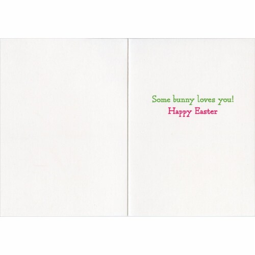 Avanti Kitten With Bunny Ears Cat Easter Card Perspective: back