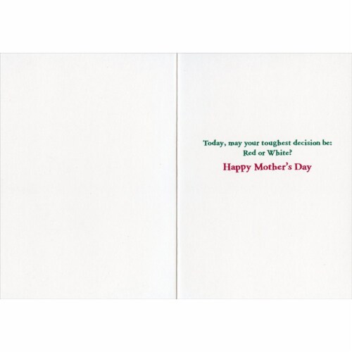 Avanti Upside Down Cat Reading Book Funny Mother's Day Card Perspective: back