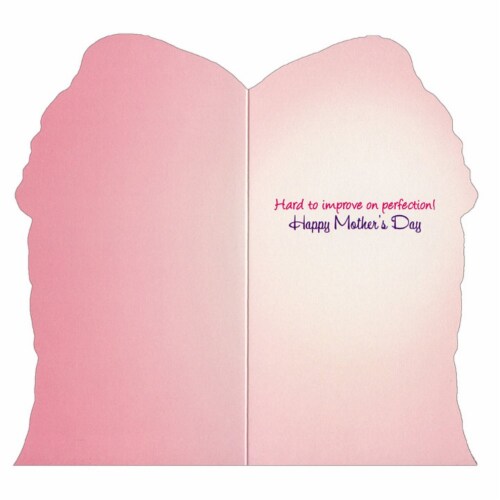 Avanti Press Duck Facial Little Big Funny Oversized Humorous Mother's Day Card Perspective: back