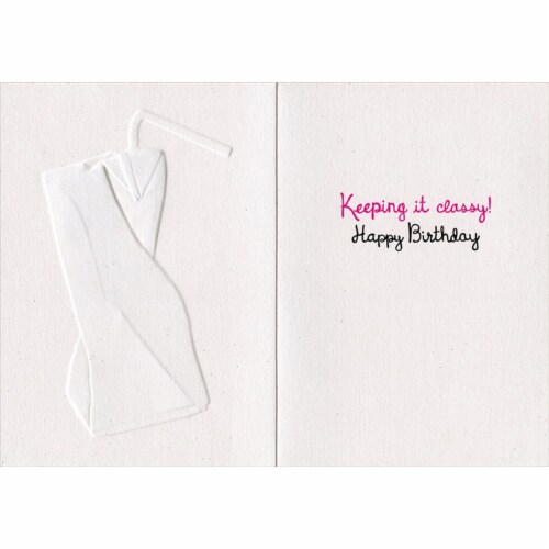 Avanti Red Wine Juice Box A-Press Funny Feminine Birthday Card Perspective: back