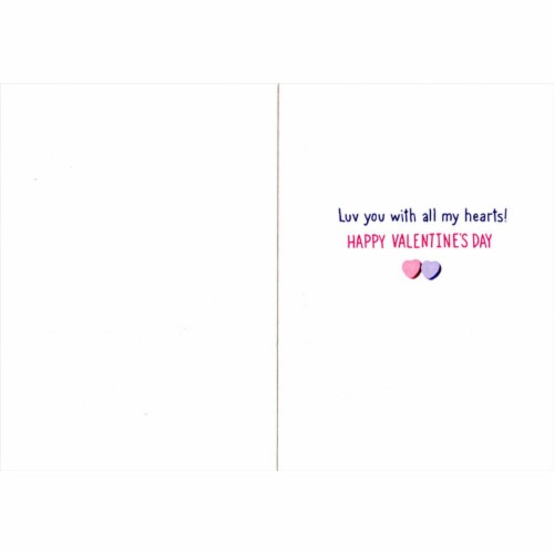 Avanti Sweetheart Cat Funny Valentine's Day Card Perspective: back