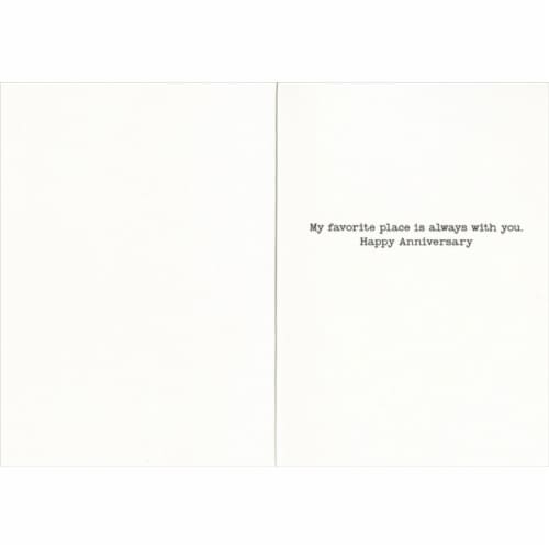Avanti Central Park Couple America Collection Anniversary Card Perspective: back