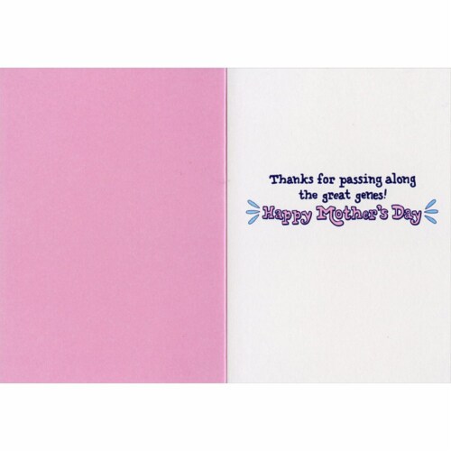 Avanti Corgi Dog Mom Jeans Funny Mother's Day Card Perspective: back