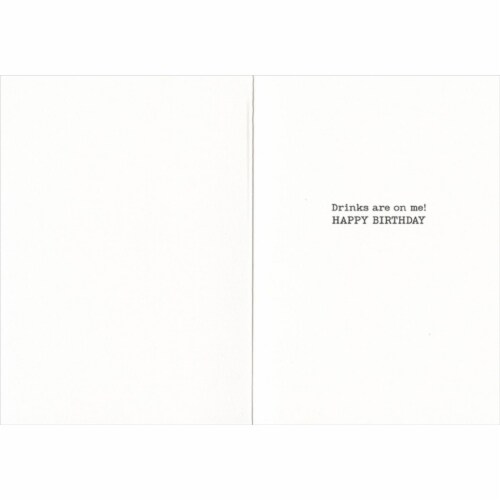 Avanti Press Greeting Card Cat Catching Milk Perspective: back