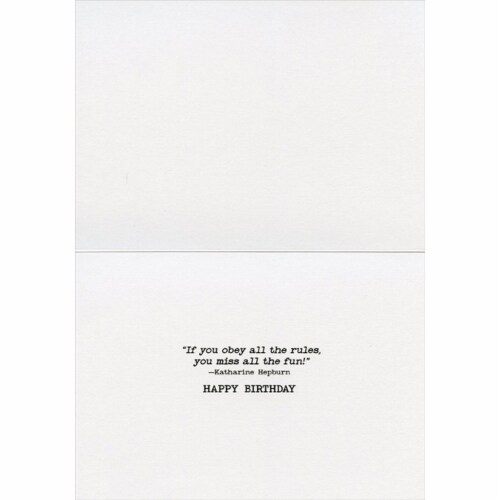 Avanti Press Greeting Card Teenagers Packed in Car Perspective: back