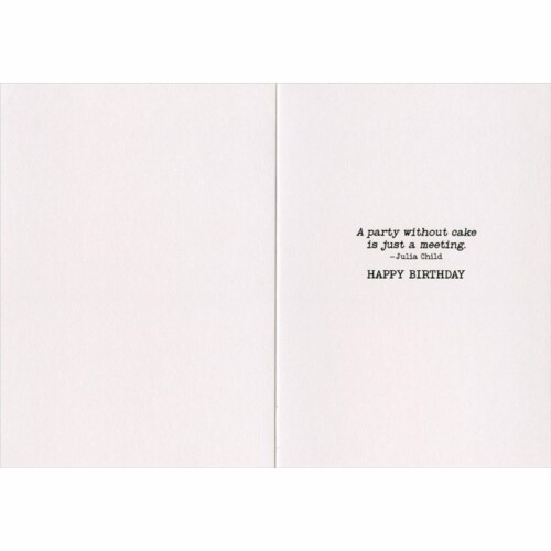 Avanti Press Greeting Card Woman Cake Baker Perspective: back