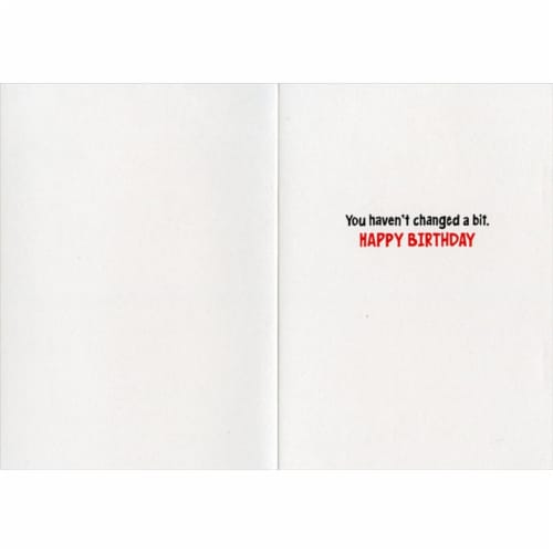 Avanti Press Greeting Card Birthday Baby with Full Beard Perspective: back