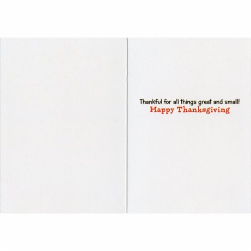 Avanti Press Greeting Card Halloween Bunny Pilgrims Perspective: back