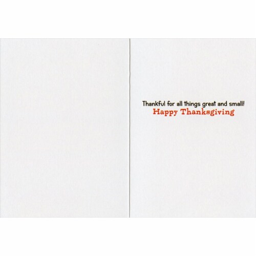 Avanti Press Greeting Card Halloween Bunny Pilgrims Perspective: back