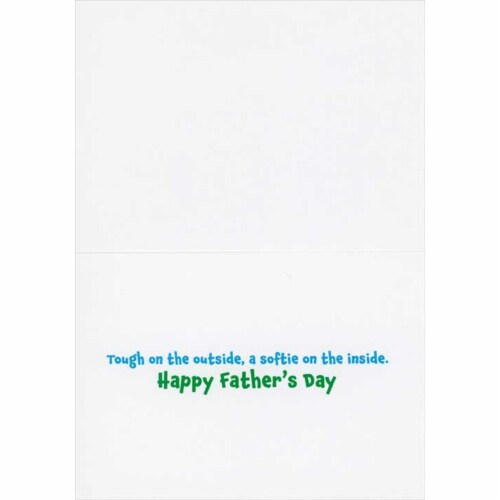 Avanti Press Greeting Cards Father's Day Bulldog Tank Top Perspective: back