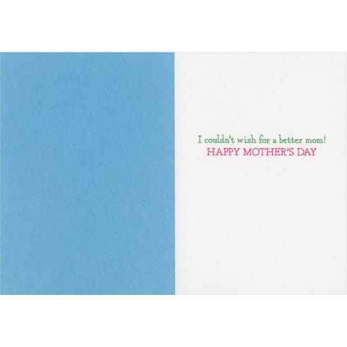 Avanti Mom and Child Dandelions Cute Mother's Day Card for Mom Perspective: back