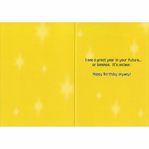 Avanti Press Greeting Card - Fortune Telling Gorilla Perspective: back