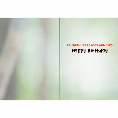 Avanti Press Greeting Cards Birthday Gorilla Picking Nose Perspective: back