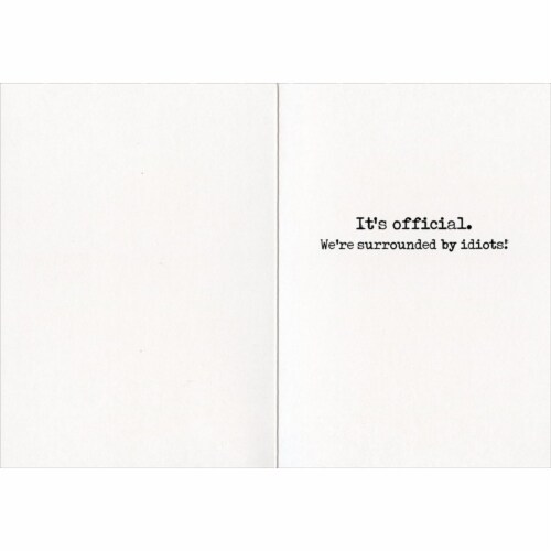 Avanti Press Greeting Cards Almost Funny Little Girl Coffee Cup Perspective: back