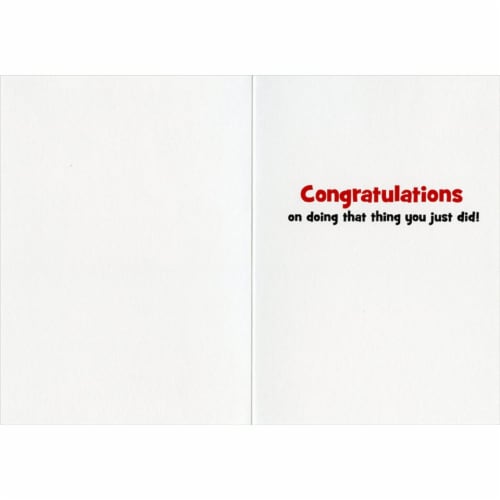 Avanti Press Greeting Cards Congratulations Baby Heck Yeah Perspective: back