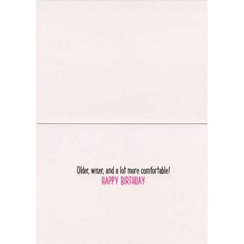 Avanti Press Greeting Cards Birthday Women Stretching Underwear Perspective: back