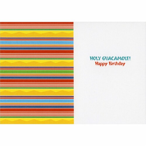 Avanti Press Greeting Card Birthday Ground Hog Chip Dip Perspective: back