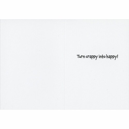 Avanti Press Greeting Card Always Funny Toilet Face Perspective: back