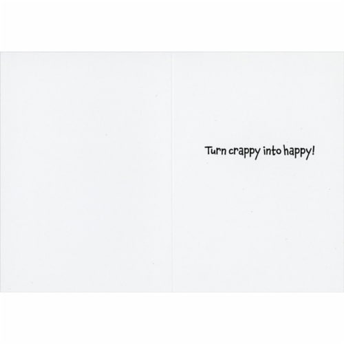 Avanti Press Greeting Card Always Funny Toilet Face Perspective: back