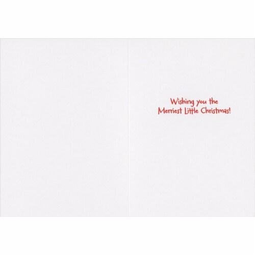 Avanti Press Greeting Cards Christmas Santa Piglet Perspective: back