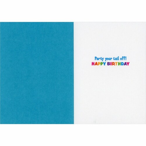 Avanti Press Greeting Cards Birthday- CORGI BUTT BIRTHDAY HAT Perspective: back