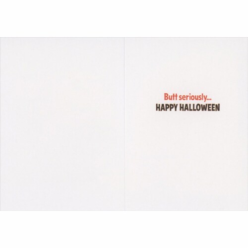 Avanti Press Greeting Cards Halloween Corgi Dog Pumpkin Butt Perspective: back