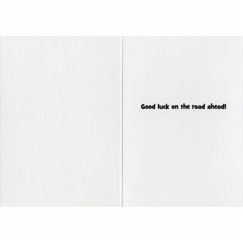 Avanti Press Greeting Cards Goodbye Road Sign Fun Perspective: back