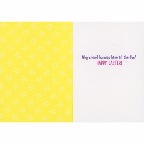 Avanti Press Greeting Cards Easter Dog Butt Bunny Ears Perspective: back