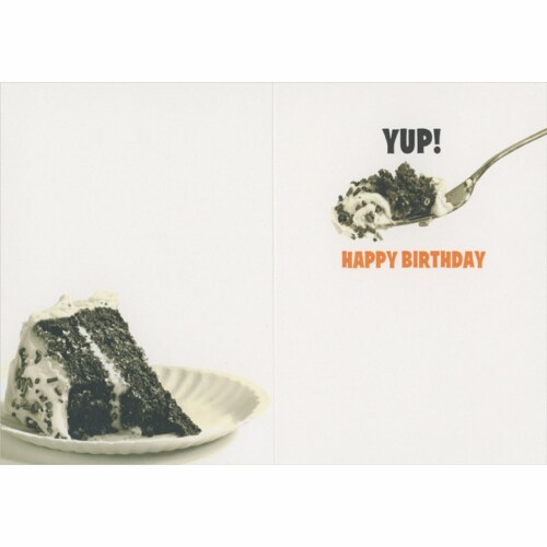 Avanti Press Greeting Cards Birthday- BABY/SPOONFUL MEDICINE Perspective: back