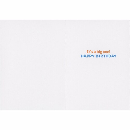 Avanti Press Greeting Cards Birthday- BEAR WITH TOILET PLUNGER Perspective: back