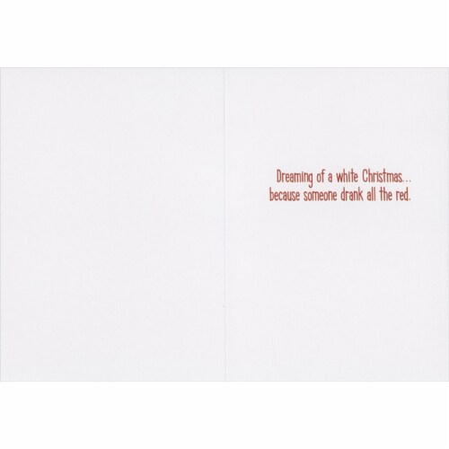 Avanti Press Greeting Cards Christmas Cat Wine Bottle Perspective: back
