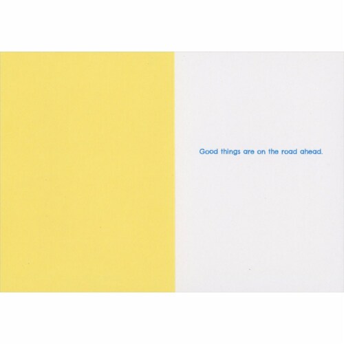 Avanti Press Greeting Card Encouragement- Don't Stop Sign Perspective: back