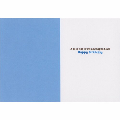 Avanti Press Greeting Card - Birthday Bear in Lounge Chair Perspective: back
