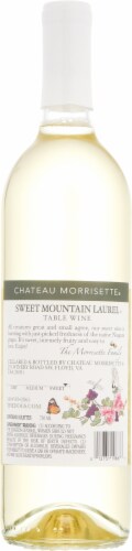 Chateau Morrisette Sweet Mountain Laurel Virginia White Wine Perspective: back