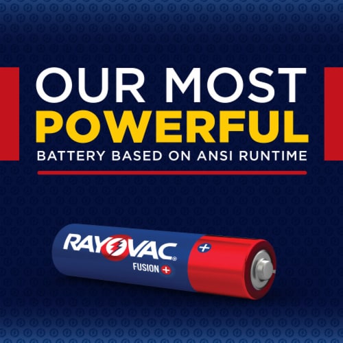 Rayovac Fusion Alkaline AAA Batteries - 6 Pack Perspective: back
