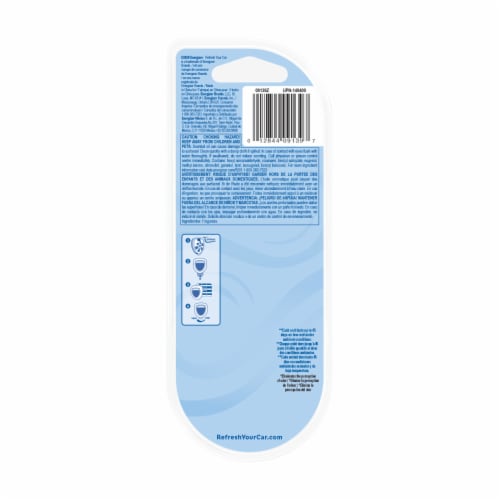Refresh Your Car!® Fresh Spring Air Odor Eliminating Car Air Freshener - Green Perspective: back