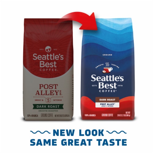 Seattle's Best Coffee™ Post Alley Blend Dark Roast Ground Coffee Perspective: back