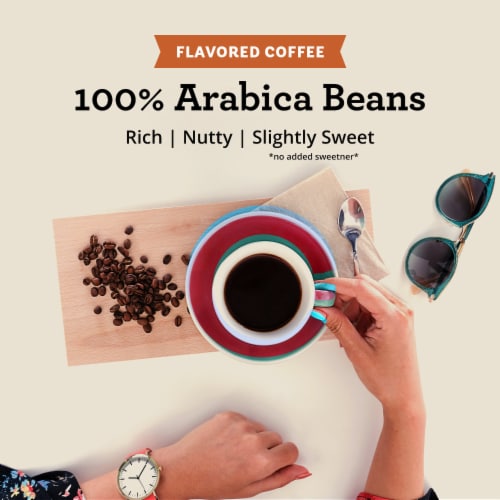 Seattle's Best Coffee™ Toasted Hazelnut Flavored Medium Roast Ground Coffee Perspective: back