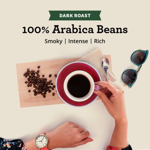 Seattle's Best Coffee™ Post Alley Blend Dark Roast Whole Bean Coffee Perspective: back