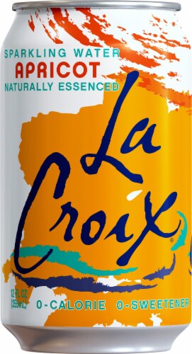 LaCroix® Apricot Flavored Sparkling Water Cans Perspective: back