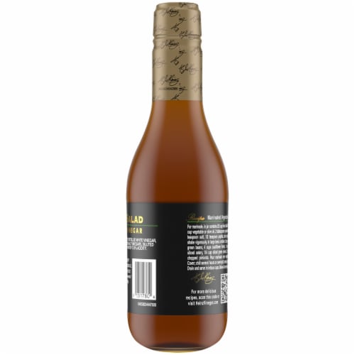 Heinz Gourmet Salad Vinegar, Bottle Perspective: back