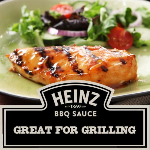 Heinz Kansas City Style Sweet & Smoky BBQ Sauce, Bottle Perspective: back