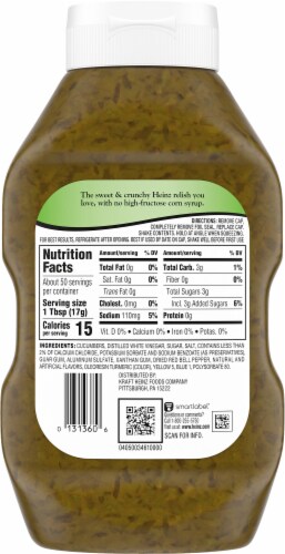 Heinz Sweet Relish Twin Pack Perspective: back