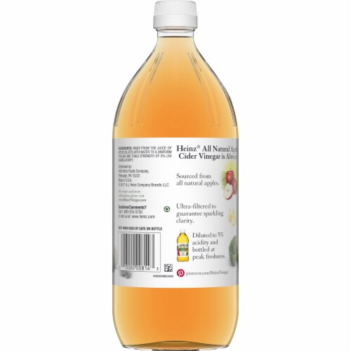 Heinz All Natural Apple Cider Vinegar with 5% Acidity Perspective: back
