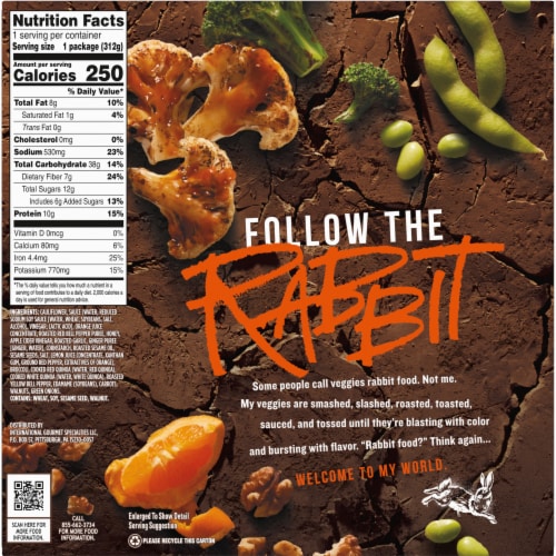 Fat Rabbit Orange Cauliflower Renegade Frozen Meal 11 oz Pay Less Super Markets