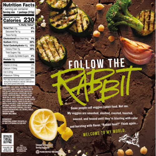 Fat Rabbit Lemon Feta Frenzy Frozen Meal Perspective: back