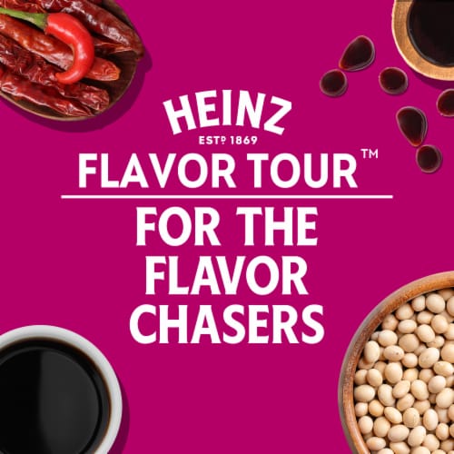 Heinz Flavor Tour Korean Inspired Sweet & Tangy BBQ Sauce, Bottle Perspective: back