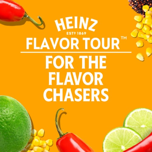 Heinz Flavor Tour Mexican Inspired Street Corn Sauce, Bottle Perspective: back