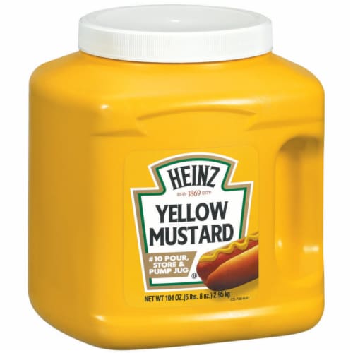 Heinz Yellow Mustard, Jug Perspective: back