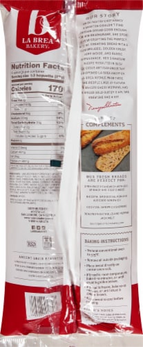 La Brea Bakery Take & Bake Twin Pack Ancient Grain Baguette Perspective: back